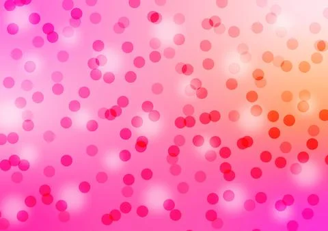 Pink Orange Dot Abstract Gradient Red Circle Background Design 库存插图