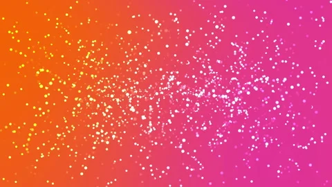Pink Orange Gradient Sparkle Background with Floating Particles Stock Footage 327968019
