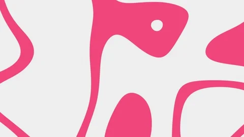 Pink Organic Shapes Abstract Pattern Background Stock Footage 337364040