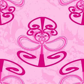 Pink ornament Stock Illustration