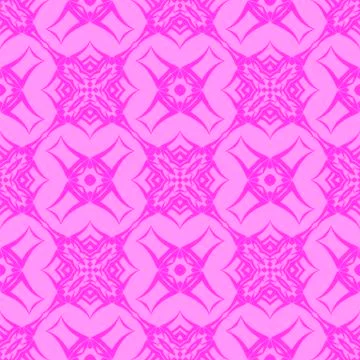 Pink Ornamental Seamless Line Pattern 스톡 일러스트
