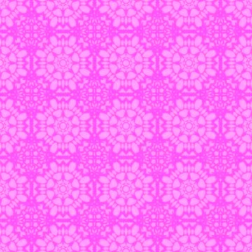Pink Ornamental Seamless Line Pattern Illustrazione stock