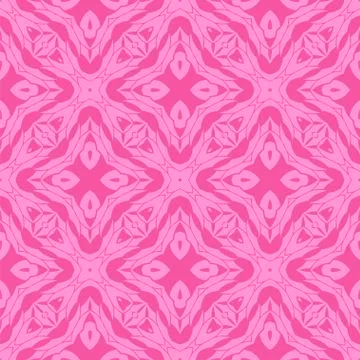 Pink Ornamental Seamless Line Pattern Illustrazione stock