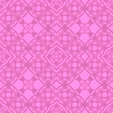 Pink Ornamental Seamless Line Pattern Illustrazione stock