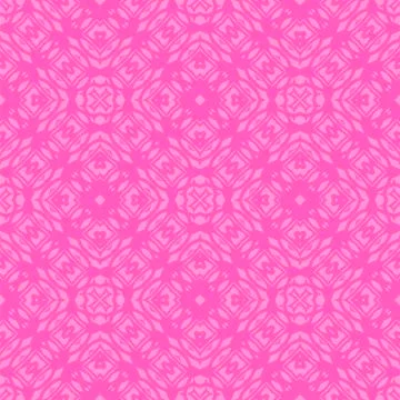 Pink Ornamental Seamless Line Pattern 스톡 일러스트