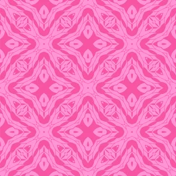 Pink Ornamental Seamless Line Pattern Illustrazione stock
