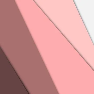 Pink overlap layer paper material design Stock Illustration