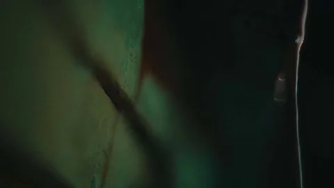 Pink paint flows down Stock Footage 81701079