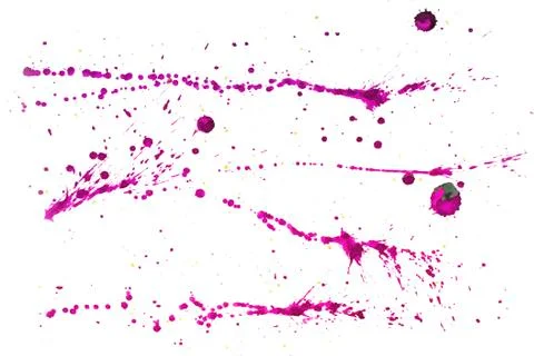 Pink paint spray isolate Stock Illustration