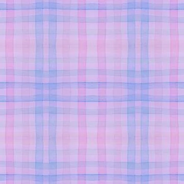 Pink Pajama Pattern. Wool Seamless Plaid Border. Stock-Illustration