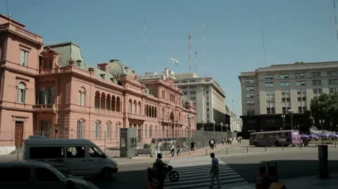 Pink Palace Real time Stock Footage 10686848