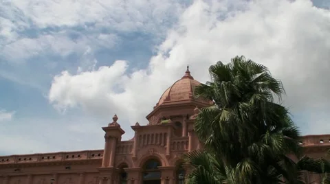 Pink Palace Time Lapse Stock Footage 7909806