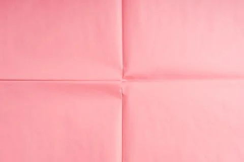 Pink paper background with crease texture Stock Photos