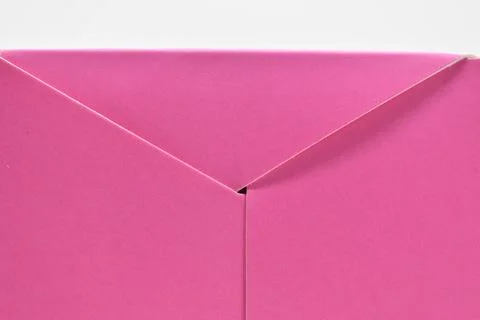 Pink paper box texture background, package for design Foto stock