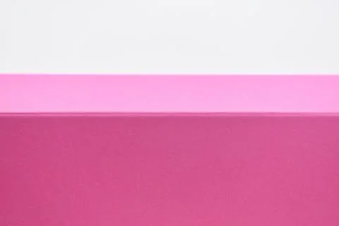 Pink paper box texture background, package for design Foto stock
