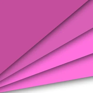 Pink paper overlapping abstract background Stock Illustration