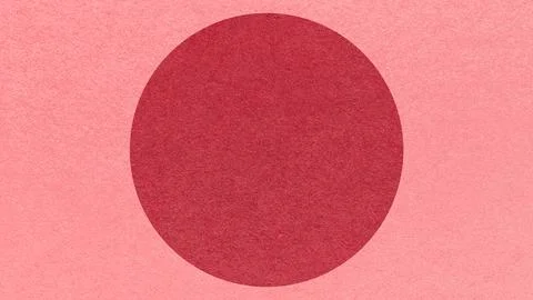 Pink paper texture background with red circle and copy space for banner, pr.. 写真素材