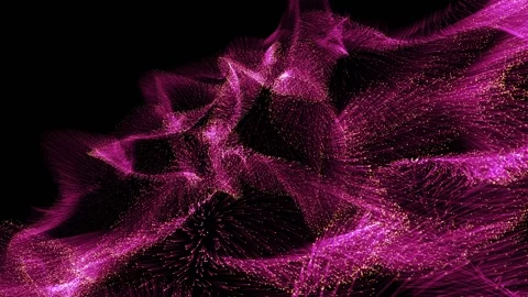 Pink Particle Effects. For backgrounds and titles Stock Footage 155878667
