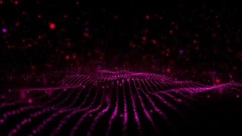 Pink Particle Field Background Stock-Footage 279147048