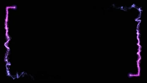 Pink particle trail frame light Stock Footage 145483991