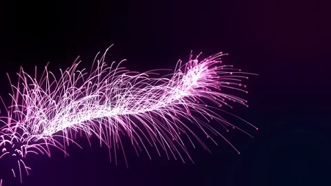 Pink Particles Background Stock Footage 309135092