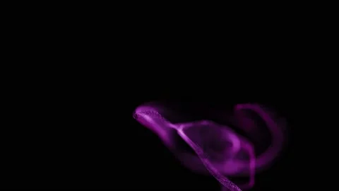 Pink Particles Flowing Motion Background slow motion background video Stock Footage 165325230