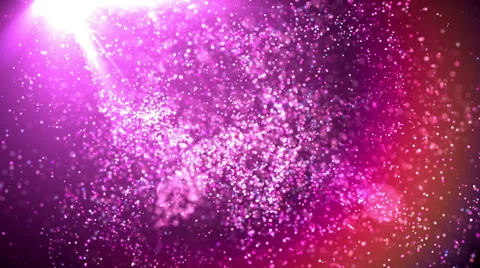 Pink Particles - Flying Glitter Background Loop Stock Footage 60966443