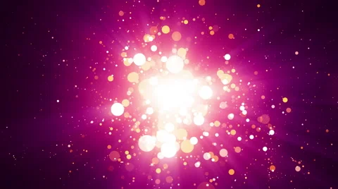 Pink Particles Light Center Background 動画素材 39983706