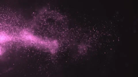 Pink particles moving Horizontally abstract animation Stock Footage 232871654