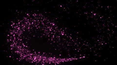 Pink Particles Trail Vídeos de archivo 333866653