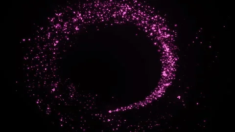Pink Particles Trail Vídeos de archivo 333866655