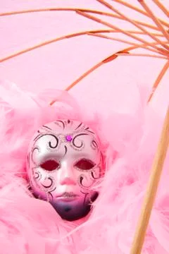 Pink party Stock Photos