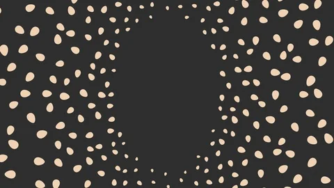 Pink pastel Easter egg graphic animation isolated on black background Stock Footage 87475419