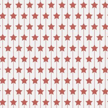 Pink pastel seamless pattern with star, colorful starry sky background for de Stock Illustration