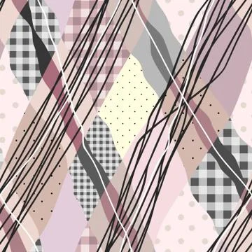 Pink patches. Stock Illustration