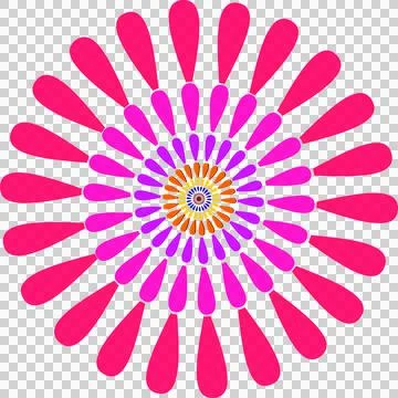 Pink pattern flower Illustrazione stock