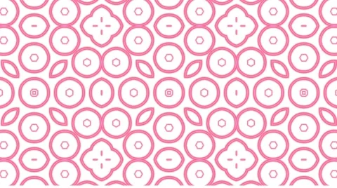 Pink Pattern Stock Footage 68301338