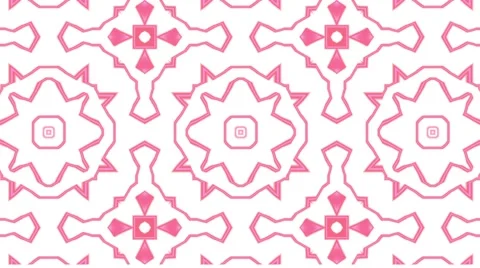 Pink Pattern Repeater  Stock Footage 68303080