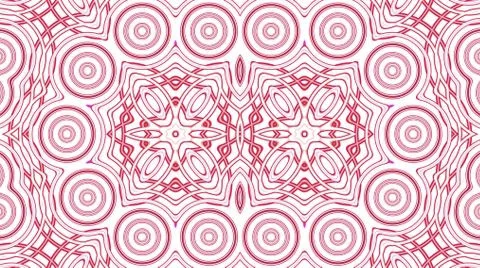 Pink pattern on a white background Illustrazione stock