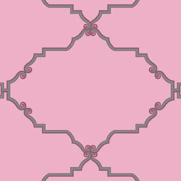A pink patterned background, seamless repeated pattern Stock Illustration