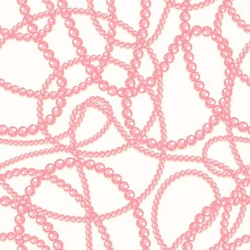 Pink pearls Ilustración de archivo
