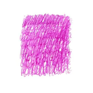 Pink pen scribble texture stain isolated on white background Illustration