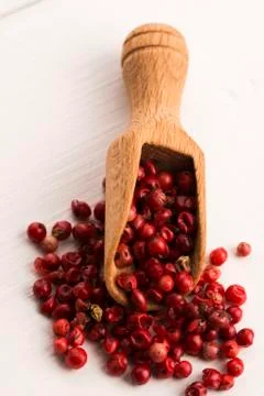 Pink peppercorns Stock Photos