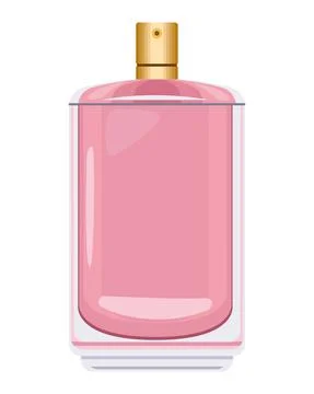 Pink perfume bottle Stock-Illustration