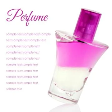 Pink perfume Stock Photos