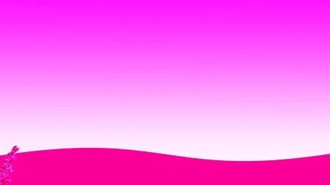 Pink Petals Burst Lower Third Valentines Motion Background Seamless Loop Stock Footage 100810606