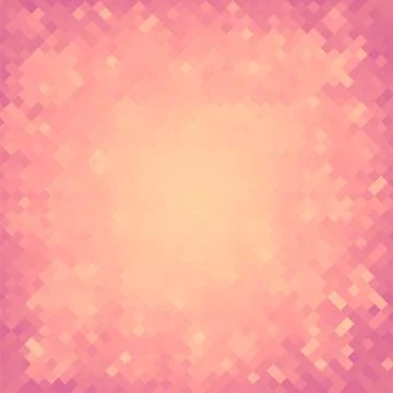 Pink Pixel Background. Pixelated Square Pattern. Pixelated Texture. Abstract 库存插图