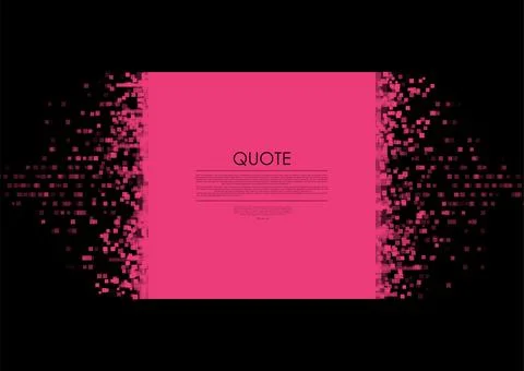 Pink pixelated square minimal abstract geometric background イラスト素材