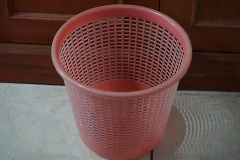 Pink plastic trash Stock Photos