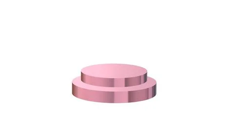 Pink podium illustration Stock Illustration